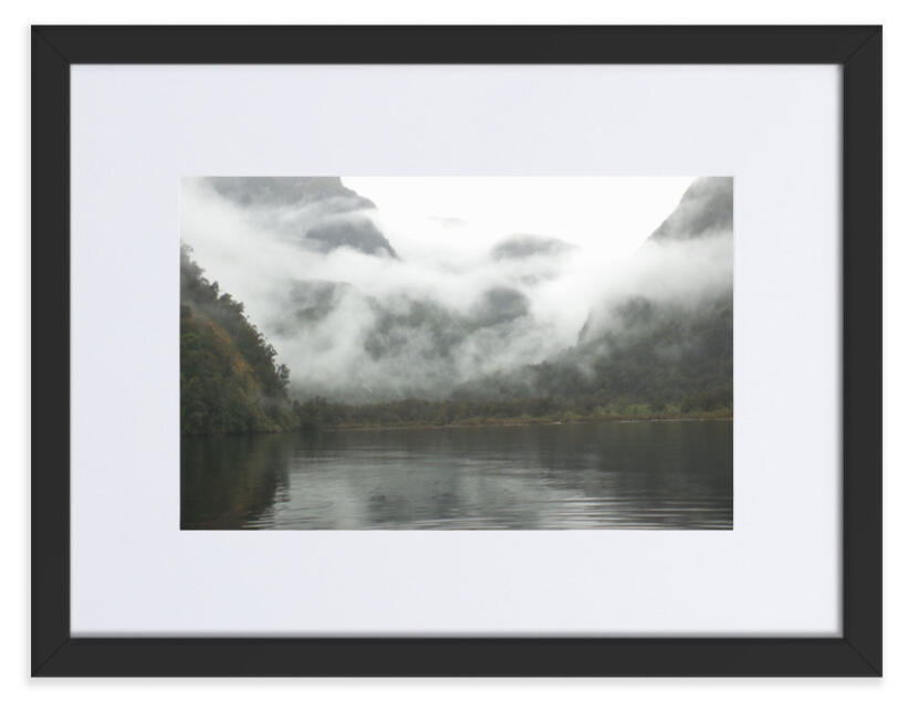 Stillness in the Sound : "Captured on a quiet, fog-drenched morning in New Zealand's Doubtful Sound, this photograph invites the viewer into a moment of absolute stillness. My intention was to translate the profound peace of that morning into a visual ref